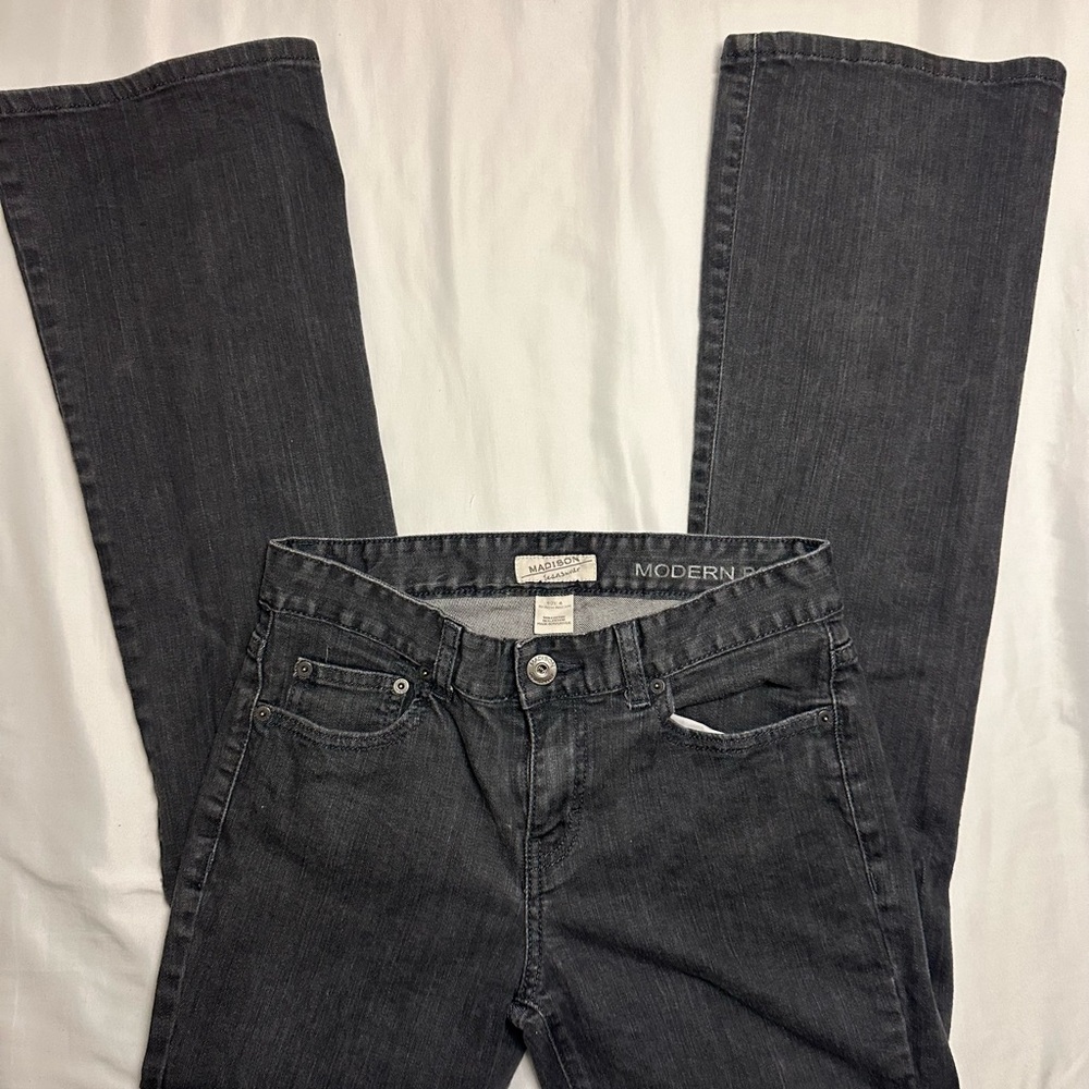 Madison Women's Black Flare Jeans
